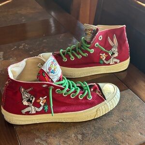 KEDS Vintage Looney Tunes BUGS BUNNY Sneakers; RARE!!